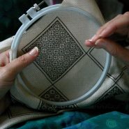 What"s the distinction between embroidery and needlepoint?
