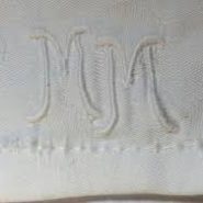 How to Make A Monogrammed Baby Blanket